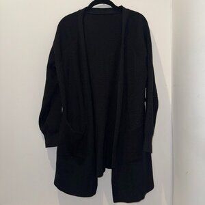 Black sweater cardigan